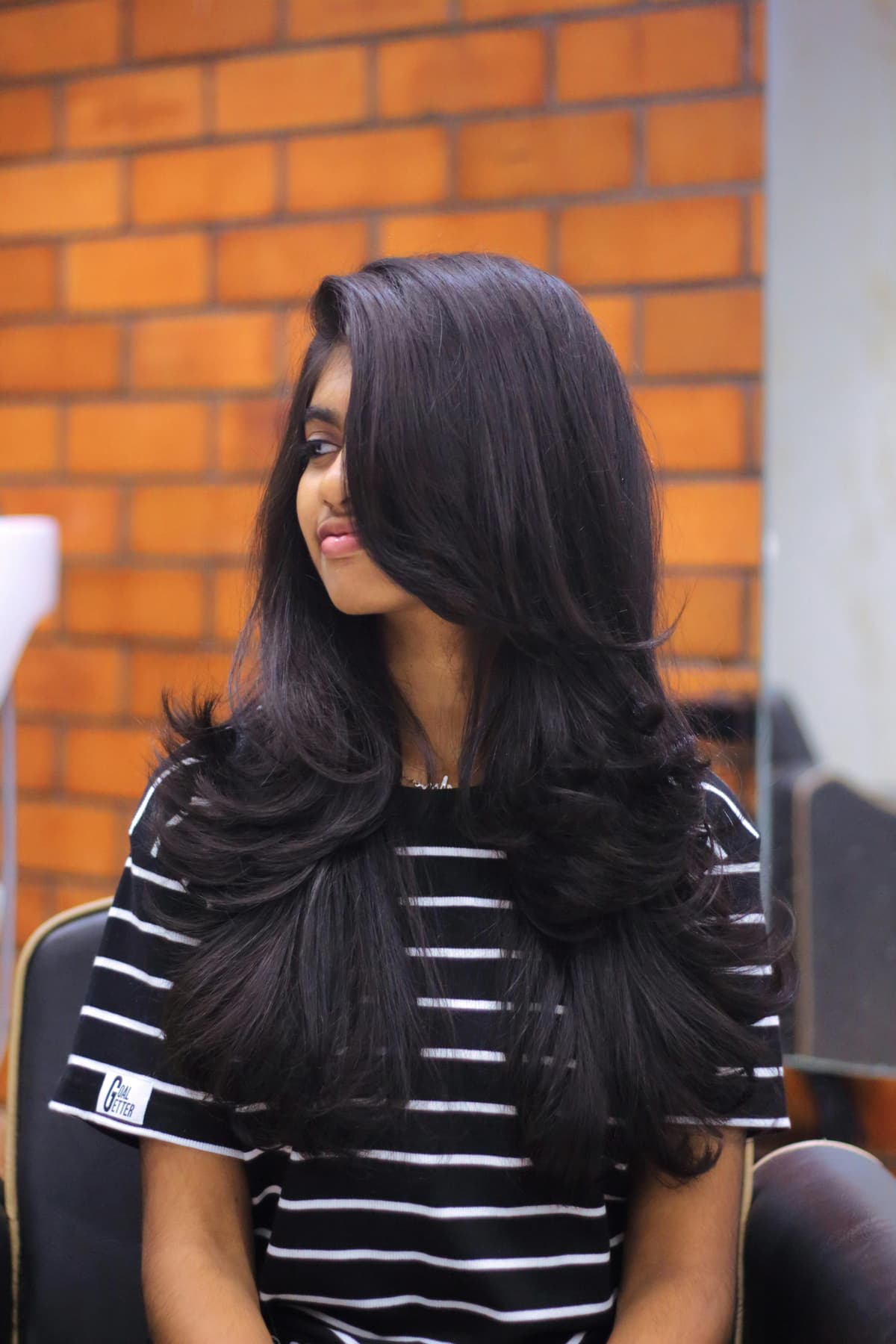 Voluminous blow-dry finish at U & Me Women's Salon HSR Layout Bengaluru